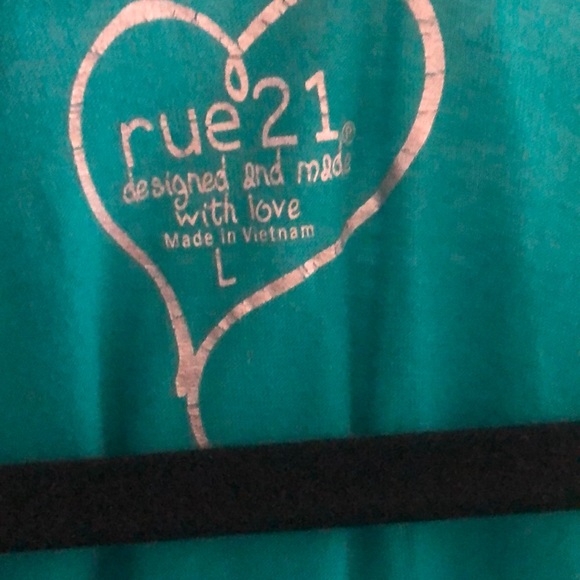 Teal long sleeve top - Picture 2 of 3